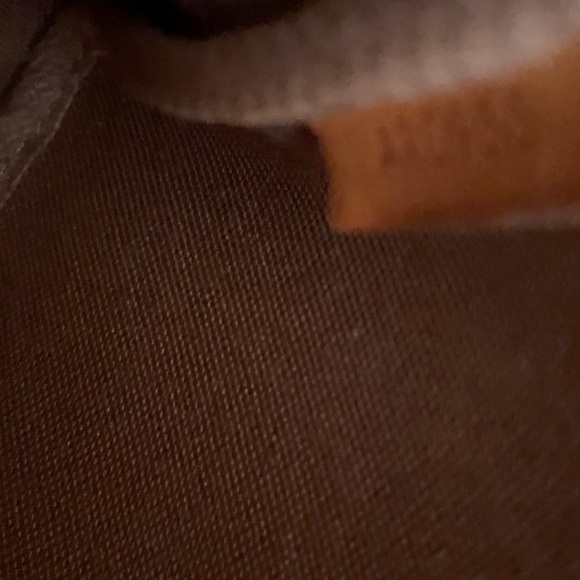 LOUIS VUITTON Authentic Monogram Pochette Accessories w Unbranded Vachetta Strap - Picture 12 of 15